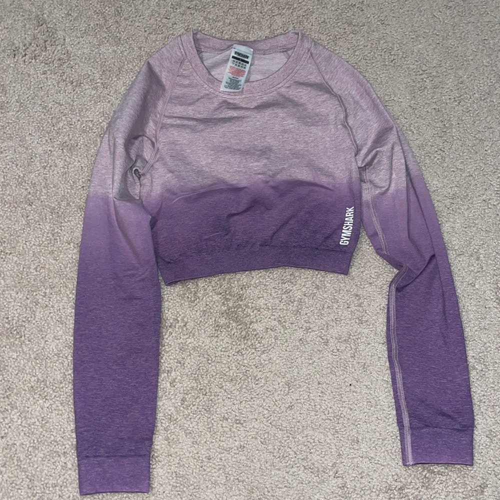 Gymshark crop too long sleeve